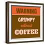 Grumpy Without Coffee 1-Lorand Okos-Framed Art Print