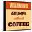 Grumpy Without Coffee-Lorand Okos-Framed Stretched Canvas