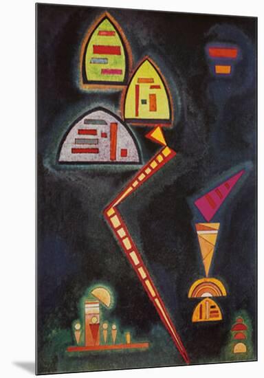 Grun, c.1929-Wassily Kandinsky-Mounted Art Print
