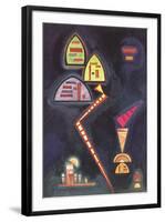 Grun-Wassily Kandinsky-Framed Collectable Print