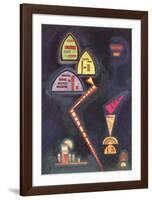 Grun-Wassily Kandinsky-Framed Collectable Print