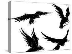 Grundge Crows-toonerman-Stretched Canvas