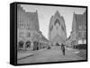 Grundtvig Church in the City of Copenhagen-null-Framed Stretched Canvas