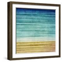 Grunge Abstract Landscape Background-iulias-Framed Art Print