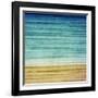 Grunge Abstract Landscape Background-iulias-Framed Art Print