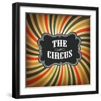 Grunge Circus-pashabo-Framed Art Print