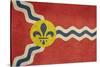 Grunge City Flag Of St Louis City In Missouri In The U.S.A-Speedfighter-Stretched Canvas