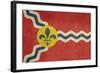Grunge City Flag Of St Louis City In Missouri In The U.S.A-Speedfighter-Framed Art Print