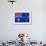 Grunge Dirty And Weathered Australian Flag-Geschaft-Framed Art Print displayed on a wall
