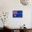 Grunge Dirty And Weathered Australian Flag-Geschaft-Stretched Canvas displayed on a wall