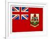 Grunge Flag Of Bermuda-cmfotoworks-Framed Art Print