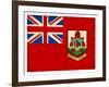 Grunge Flag Of Bermuda-cmfotoworks-Framed Art Print