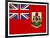 Grunge Flag Of Bermuda-cmfotoworks-Framed Art Print