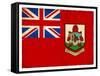 Grunge Flag Of Bermuda-cmfotoworks-Framed Stretched Canvas