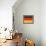 Grunge Flag Of Germany-cmfotoworks-Framed Stretched Canvas displayed on a wall