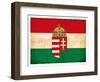 Grunge Flag Of Hungary-cmfotoworks-Framed Art Print