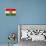 Grunge Flag Of Hungary-cmfotoworks-Art Print displayed on a wall