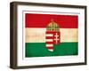 Grunge Flag Of Hungary-cmfotoworks-Framed Art Print