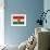 Grunge Flag Of Hungary-cmfotoworks-Framed Art Print displayed on a wall
