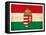 Grunge Flag Of Hungary-cmfotoworks-Framed Stretched Canvas