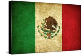 Grunge Flag Of Mexico-Graphic Design Resources-Stretched Canvas