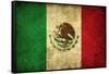 Grunge Flag of Mexico-Graphic Design Resources-Framed Stretched Canvas