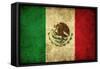 Grunge Flag of Mexico-Graphic Design Resources-Framed Stretched Canvas