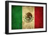 Grunge Flag of Mexico-Graphic Design Resources-Framed Art Print