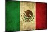Grunge Flag of Mexico-Graphic Design Resources-Mounted Art Print