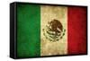 Grunge Flag of Mexico-Graphic Design Resources-Framed Stretched Canvas