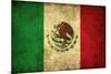 Grunge Flag of Mexico-Graphic Design Resources-Mounted Art Print