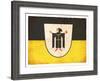 Grunge Flag of Munich (Bavaria, Germany)-cmfotoworks-Framed Art Print