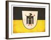 Grunge Flag of Munich (Bavaria, Germany)-cmfotoworks-Framed Art Print