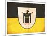 Grunge Flag of Munich (Bavaria, Germany)-cmfotoworks-Mounted Art Print