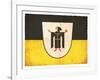 Grunge Flag of Munich (Bavaria, Germany)-cmfotoworks-Framed Art Print