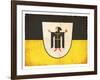 Grunge Flag of Munich (Bavaria, Germany)-cmfotoworks-Framed Art Print