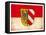 Grunge Flag of Nuremberg (Bavaria, Germany)-cmfotoworks-Framed Stretched Canvas
