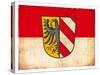 Grunge Flag of Nuremberg (Bavaria, Germany)-cmfotoworks-Stretched Canvas