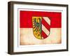 Grunge Flag of Nuremberg (Bavaria, Germany)-cmfotoworks-Framed Art Print