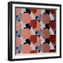 Grunge Geometric Background. Vector Illustration-Veronika M-Framed Art Print