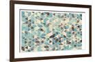 Grunge Geometry-Simon C^ Page-Framed Giclee Print