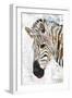 Grunge gold zebra-Sarah Manovski-Framed Giclee Print