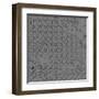 Grunge Halftone Vector Background. Grunge Halftone Dots Vector Texture Background. Dotted Backgroun-milart-Framed Art Print