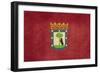 Grunge Illustration Of Madrid City Flag, Spain-Speedfighter-Framed Art Print