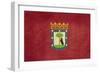 Grunge Illustration Of Madrid City Flag, Spain-Speedfighter-Framed Art Print