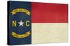 Grunge Illustration Of North Carolina State Flag, United States Of America-Speedfighter-Stretched Canvas