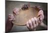 Grunge Image of Many Hands Holding an Empty Bowl-soupstock-Mounted Photographic Print