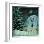 Grunge Image Of New Year Coming-Miiicha-Framed Art Print