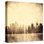 Grunge Image Of New York Skyline-javarman-Stretched Canvas