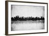 Grunge Image Of New York Skyline-javarman-Framed Art Print